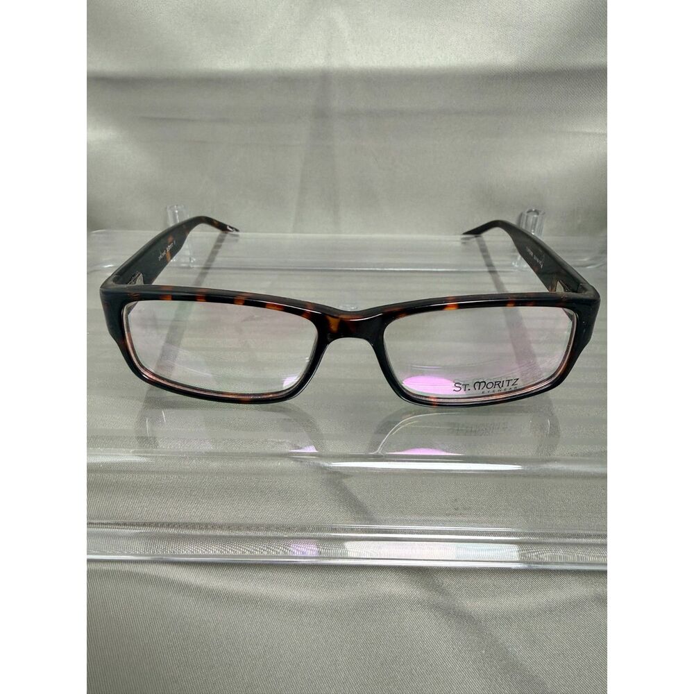 NEW St. Moritz Diplomat Tortoise 53-16-140 Eyeglasses Frame